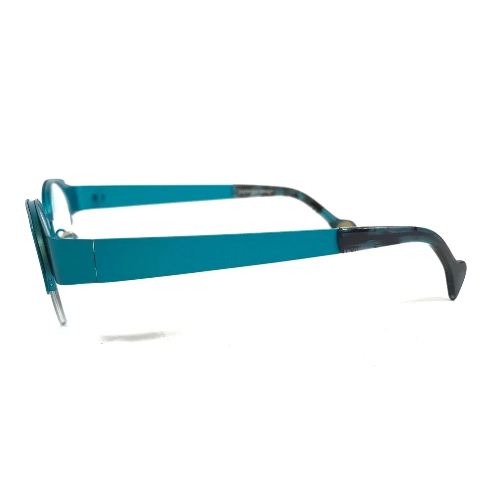BOZ Eyeglasses Frames WILY 0225 Brown Blue Matte Spotted Half Rim 44.5-21-135